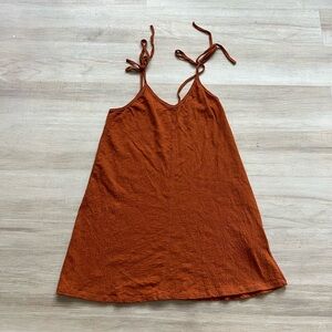 Billabong burnt orange mini dress